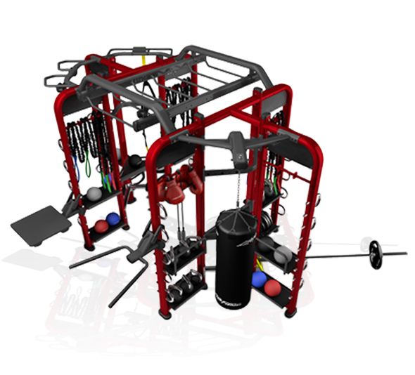 BFT3602八站位健身器材,360度全功能訓練器大圖展示1