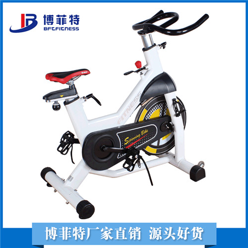 BSE06 象牙白時尚多功能防滑減震磁控動感單車批大圖展示2