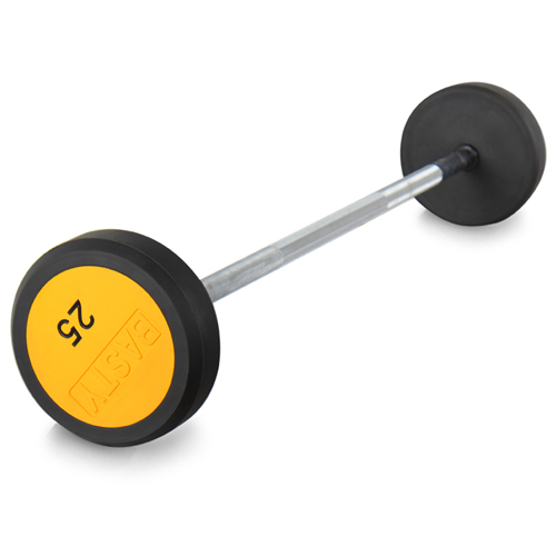 DP-05 彩色標簽黑色固定包膠直桿小杠鈴批發大圖展示2