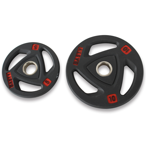 DP-08高檔采標三孔彩色包膠手抓杠鈴片批發大圖展示1