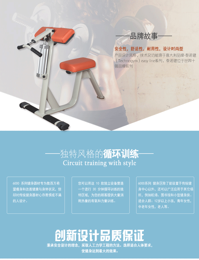 BFT-6003二/三頭肌訓練器