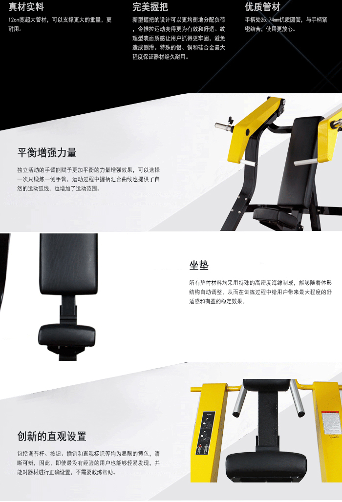 BFT1005上斜坐式雙向推胸訓(xùn)練器